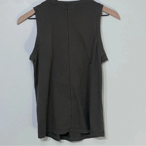 AG Adriano Goldschmied Olive Green Tank Top - Picture 2 of 5